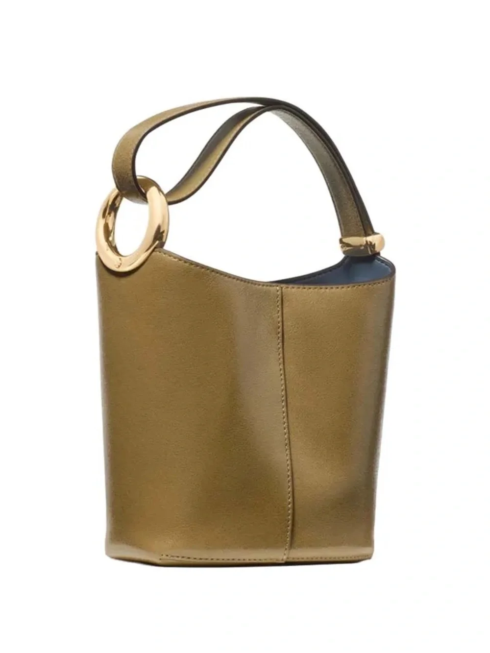 NWT KATE SPADE NY Halo Glazed Leather Mini Bucket Bag‎